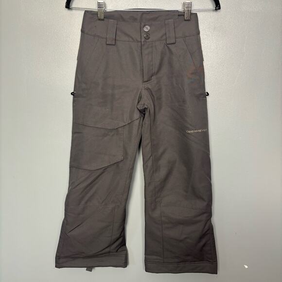 Obermeyer Teen Boys Brisk Snow Pant Charcoal Gray Size Small - Picture 1 of 11